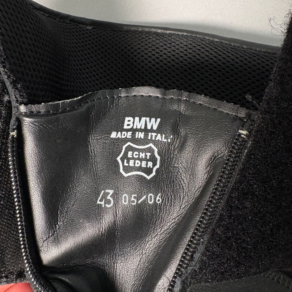 BMW Motorrad Allround Gore-Tex Leather Motorcycle Boots Black EU 43 US Men 10 - Picture 5 of 9